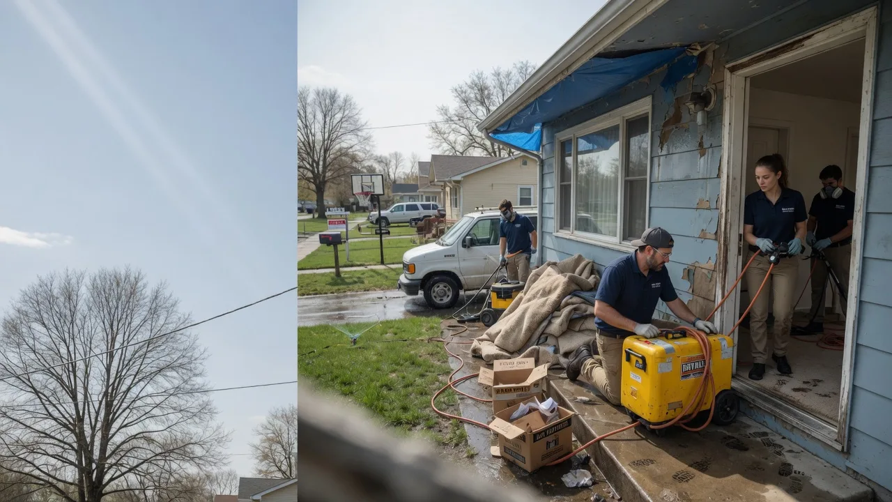 Basement Flood Cleanup in New Lisbon, IN near me